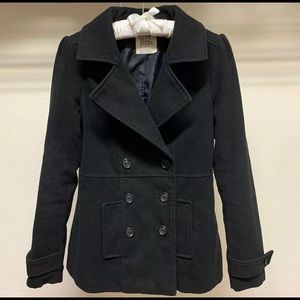Black Poppy Peacoat